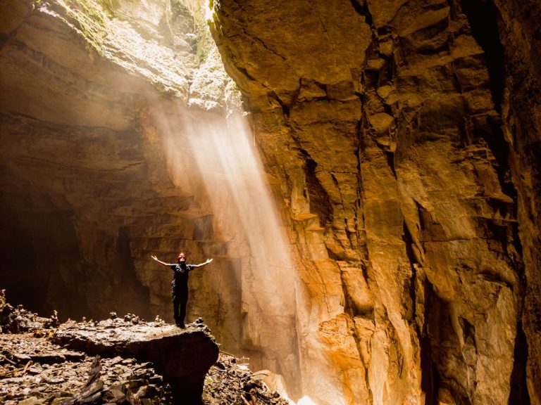 Exploring caves