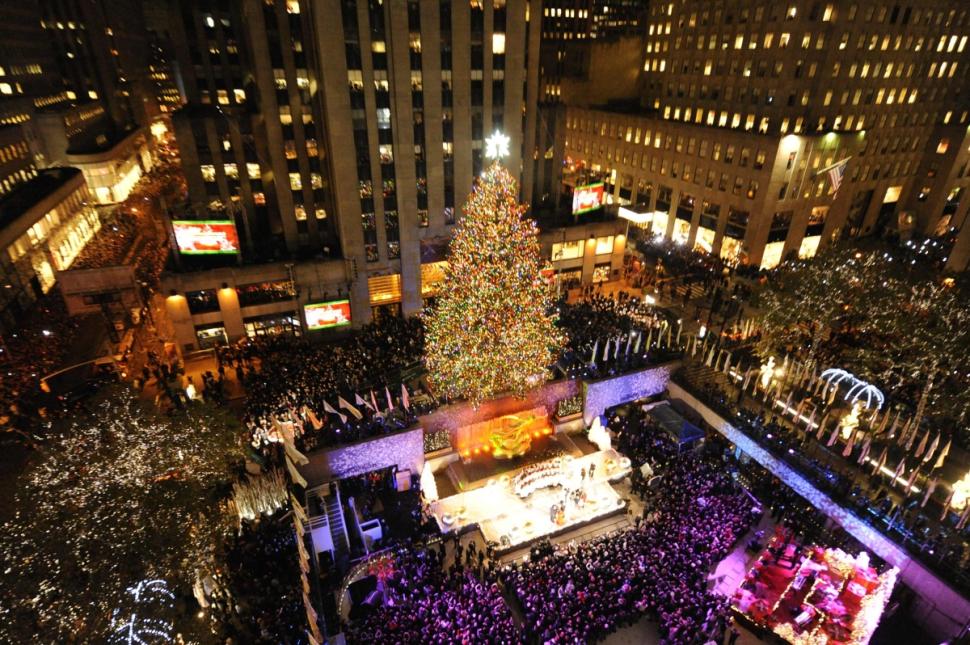 Rockefeller Center in Christmas