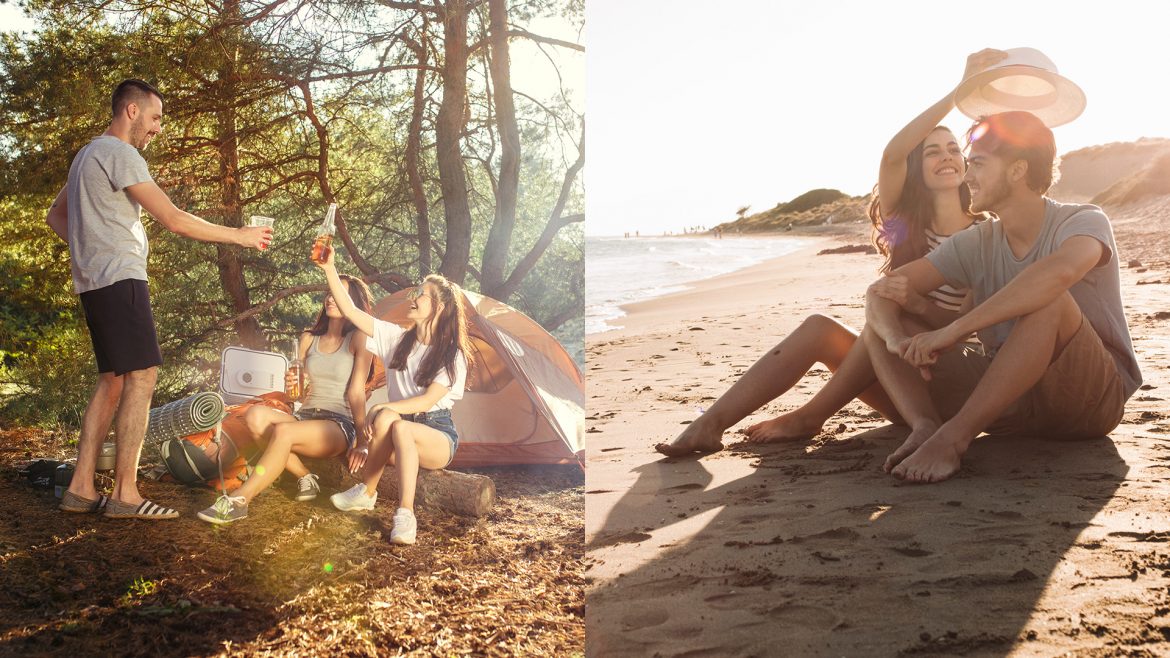 Vacaciones playa y campo